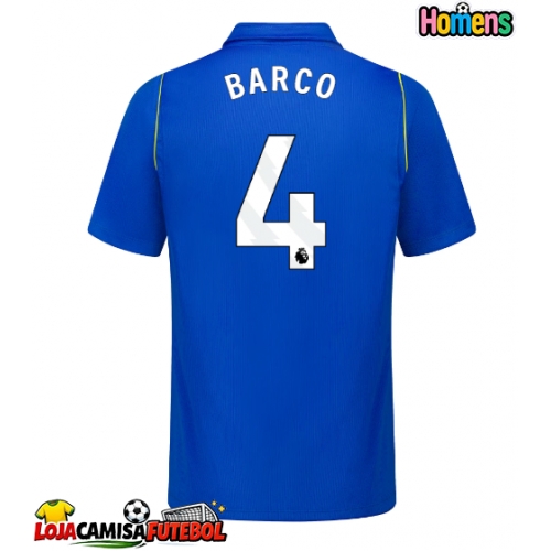 Camisa de Futebol Chelsea Valentin Barco #4 Equipamento Principal 2026-27 Manga Curta